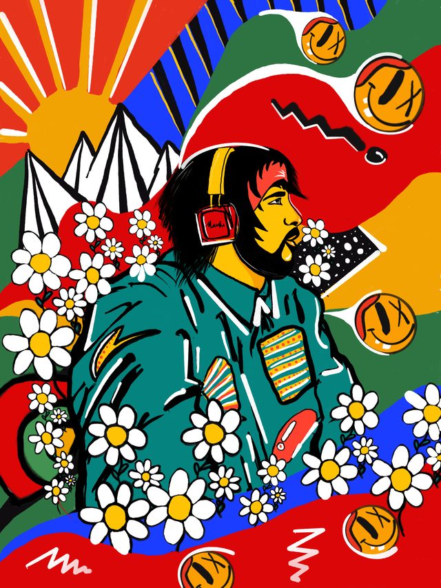 Full-colour illustration portrait