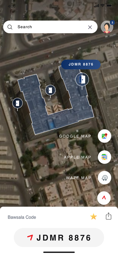 Share to Google Maps, Apple Maps, Waze